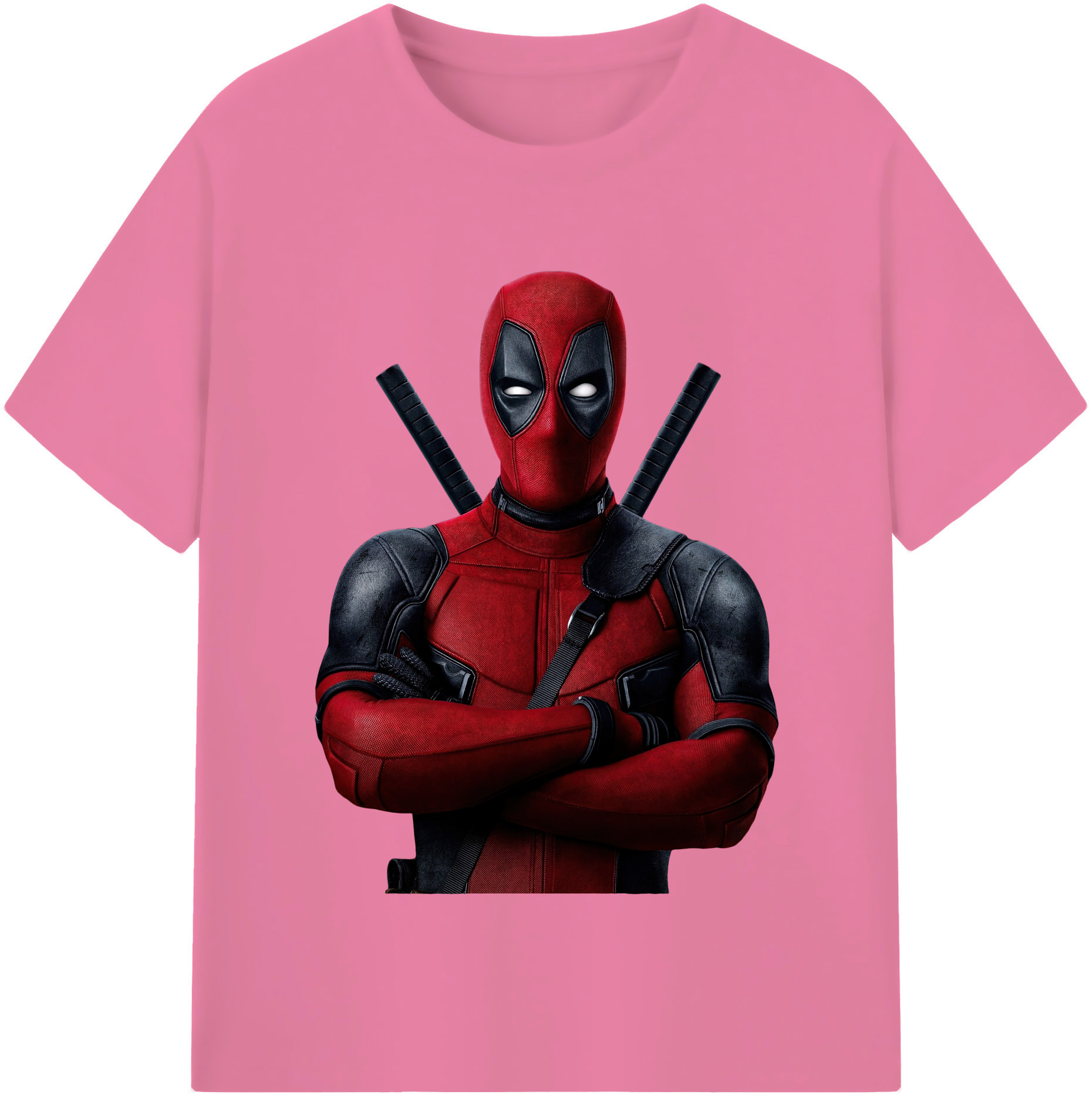 （画像用） Deadpool デッドプール 綿100％半袖Tシャツ（フロントプリント）